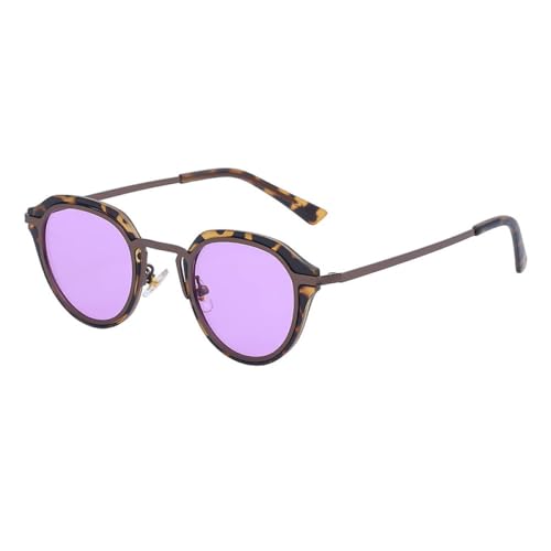 NHYHEHMR Neue 2025 beliebte Mode Oval Women Sonnenbrille Retro -Süßigkeiten Farben UV400 Männer Leopardenstufe Runde Sonnenbrille NHYHEHMR Neue 2025 beliebte Mode Oval Women Sonnenbrille Retro -Süßigkeiten Farben UV400 Männer Leopardenstufe Runde Sonnenbrille von NHYHEHMR