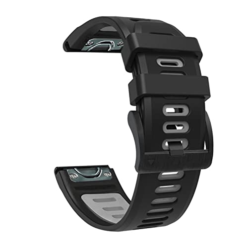 NHYHEHMR Quick Easy Fit Silicone Replacement Strap For Fenix 7 7X 6 6X Forerunner 935 945, Approach S60 S62, Descent Mk1 Mk2 Mk2i Watch 26 22mm Wristband NHYHEHMR Quick Easy Fit Silicone Replacement Strap For Fenix 7 7X 6 6X Forerunner 935 945, Approach S60 S62, Descent Mk1 Mk2 Mk2i Watch 26 22mm Wristband von NHYHEHMR