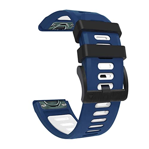 NHYHEHMR Quick Easy Fit Silicone Replacement Strap For Fenix 7 7X 6 6X Forerunner 935 945, Approach S60 S62, Descent Mk1 Mk2 Mk2i Watch 26 22mm Wristband von NHYHEHMR