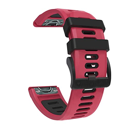 NHYHEHMR Quick Easy Fit Silicone Replacement Strap For Fenix 7 7X 6 6X Forerunner 935 945, Approach S60 S62, Descent Mk1 Mk2 Mk2i Watch 26 22mm Wristband NHYHEHMR Quick Easy Fit Silicone Replacement Strap For Fenix 7 7X 6 6X Forerunner 935 945, Approach S60 S62, Descent Mk1 Mk2 Mk2i Watch 26 22mm Wristband von NHYHEHMR