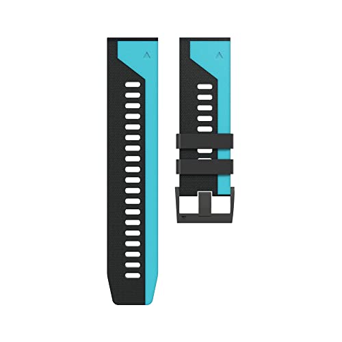 NHYHEHMR QuickFit Strap Band For Fenix 6X 6 Pro 5X 5 Plus 7 7X Epix 945 3 3HR 22 26mm Smartwatch Silicone Wristband Replacement von NHYHEHMR
