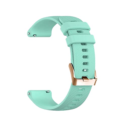 NHYHEHMR Replacement Watchband for 3 Fitness Silicone Bracelet Sport Wristband Strap for 3 Fitness Smart Watch 20mm Strap (Color : Smokey Mauve, Size : 20mm Universal) von NHYHEHMR