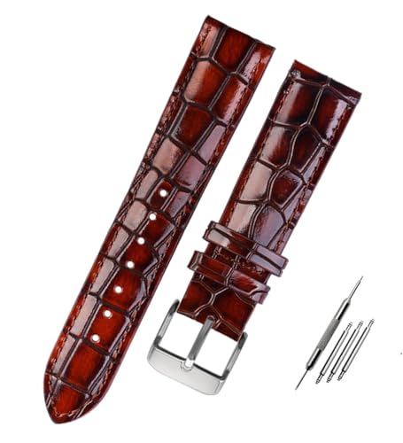 NHYHEHMR Textur Kalbsleder Leder Uhrengurt für Männer Frauen Watch Band mit soliden Schnalle NHYHEHMR Textur Kalbsleder Leder Uhrengurt für Männer Frauen Watch Band mit soliden Schnalle von NHYHEHMR