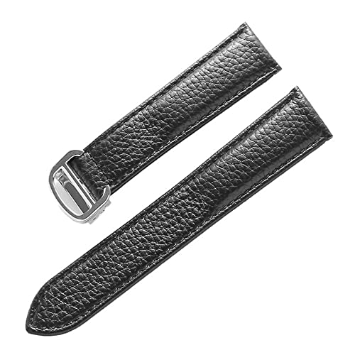 NHYHEHMR Watch Band For TANk SOLO Men Lady Deployant Clasp Watch Strap Genuine Leather soft Watch Bracelet Belt 20mm 22mm 23mm von NHYHEHMR