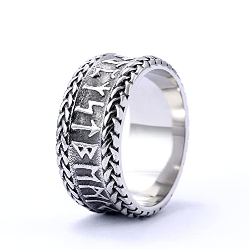 NHYHEHMR Wikinger -Mann Ringe Rune Brief Amulett von NHYHEHMR