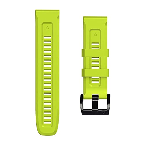 NHYHEHMR for Fenix 7 7X 6X 5X Watchband 22 26mm Bracelet for Fenix 6 Pro 5 Plus Buckle Silicone Quick Replacement Watch Straps (Color : White, Size : Width 22MM) von NHYHEHMR