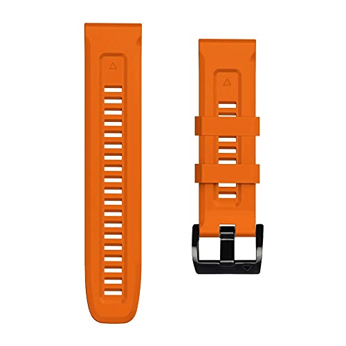 NHYHEHMR for Fenix 7 7X 6X 5X Watchband 22 26mm Bracelet for Fenix 6 Pro 5 Plus Buckle Silicone Quick Replacement Watch Straps (Color : White, Size : Width 22MM) von NHYHEHMR