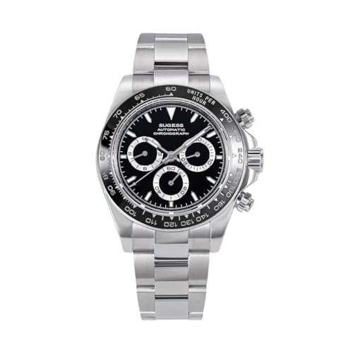 NIADI Sugess Automatik Mechanischer Chronograph Tauchen Herren Uhren 7750 Uhrwerk Armbanduhren Wasserdicht Multifunktions Armbanduhr, Farbe 4, modisch von NIADI
