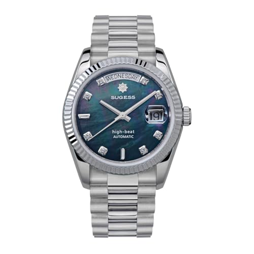 NIADI Sugess Classic S449 Automatik dan and date Herrenuhren Saphirglas Wasserdicht Luxus Mechanische Uhr, V 1 von NIADI