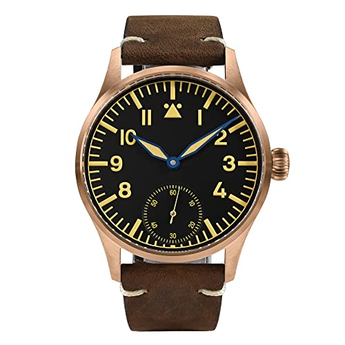 San Martin 41 mm SN0117Q Cusn8 Bronze Pilot Herrenuhr Saphirglas NH35 Automatische Möwe St3621 Mechanische Armbanduhr Version 1 Mechanisch, Version 1, Mechanisch von NIADI