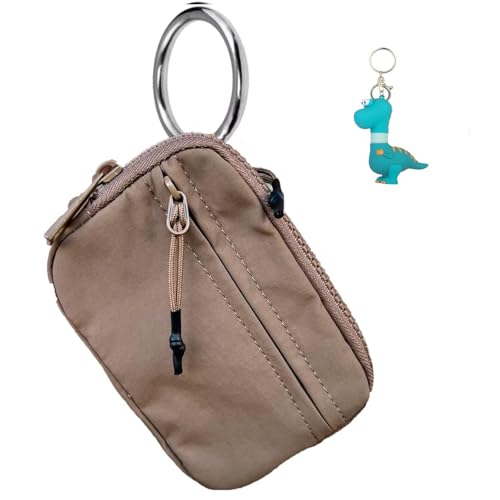 The Iris' Portemonnaie, The Iris Pouch Wristlet, mit Schlüsselanhänger, wasserdichte Handgelenktasche for Damen, Kartenetui mit Reißverschluss, Kartenetui mit Reißverschluss und Ausweisfenster(Brown) The Iris' Portemonnaie, The Iris Pouch Wristlet, mit Schlüsselanhänger, wasserdichte Handgelenktasche for Damen, Kartenetui mit Reißverschluss, Kartenetui mit Reißverschluss und Ausweisfenster(Brown) von NIANE