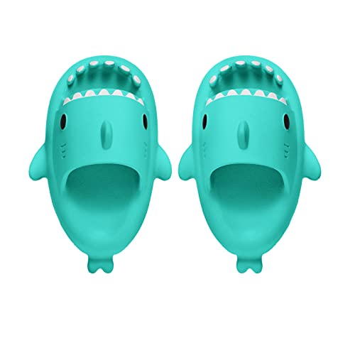 Hai Hausschuhe Kinder Shark Slippers Kids Sandalen Jungen Mädchen Cloud Rutschfest Slides Badeschuhe Lustig Haifisch Schlappen Slippers Sommer Strand Open Toe Sandalen Shower Badeschuhe Indoor Outdoor von NIBESSER