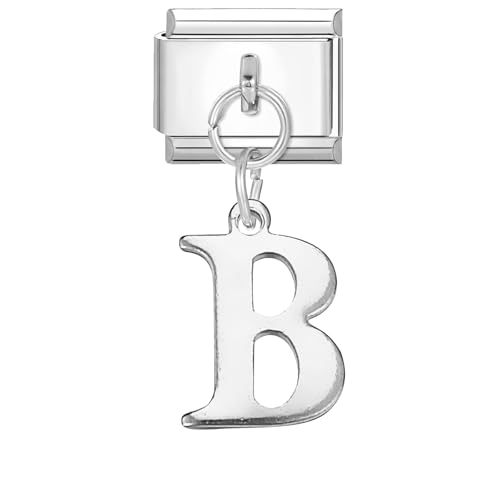 NIBESSER Italian Charm Bracelet Buchstaben A-Z Charms Anhänger DIY Abnehmbar Edelstahl Module für Italienische Armbänder, abnehmbare Module Armband Zubehör Geschenk NIBESSER Italian Charm Bracelet Buchstaben A-Z Charms Anhänger DIY Abnehmbar Edelstahl Module für Italienische Armbänder, abnehmbare Module Armband Zubehör Geschenk von NIBESSER