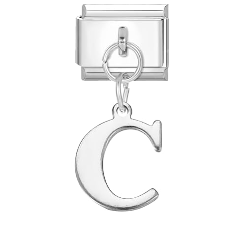 NIBESSER Italian Charm Bracelet Buchstaben A-Z Charms Anhänger DIY Abnehmbar Edelstahl Module für Italienische Armbänder, abnehmbare Module Armband Zubehör Geschenk NIBESSER Italian Charm Bracelet Buchstaben A-Z Charms Anhänger DIY Abnehmbar Edelstahl Module für Italienische Armbänder, abnehmbare Module Armband Zubehör Geschenk von NIBESSER