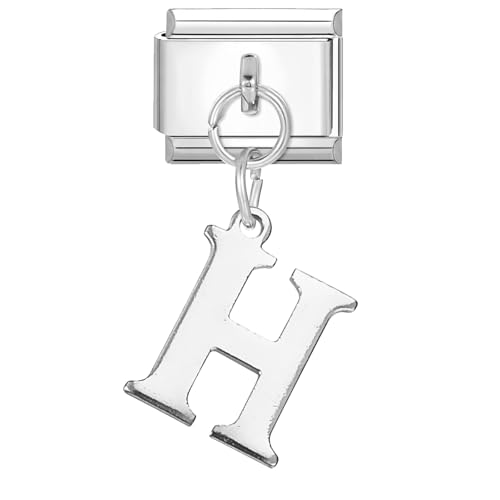 NIBESSER Italian Charm Bracelet Buchstaben A-Z Charms Anhänger DIY Abnehmbar Edelstahl Module für Italienische Armbänder, abnehmbare Module Armband Zubehör Geschenk NIBESSER Italian Charm Bracelet Buchstaben A-Z Charms Anhänger DIY Abnehmbar Edelstahl Module für Italienische Armbänder, abnehmbare Module Armband Zubehör Geschenk von NIBESSER