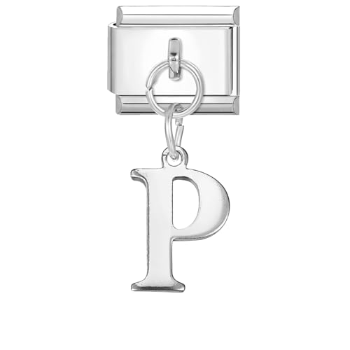 NIBESSER Italian Charm Bracelet Buchstaben A-Z Charms Anhänger DIY Abnehmbar Edelstahl Module für Italienische Armbänder, abnehmbare Module Armband Zubehör Geschenk NIBESSER Italian Charm Bracelet Buchstaben A-Z Charms Anhänger DIY Abnehmbar Edelstahl Module für Italienische Armbänder, abnehmbare Module Armband Zubehör Geschenk von NIBESSER