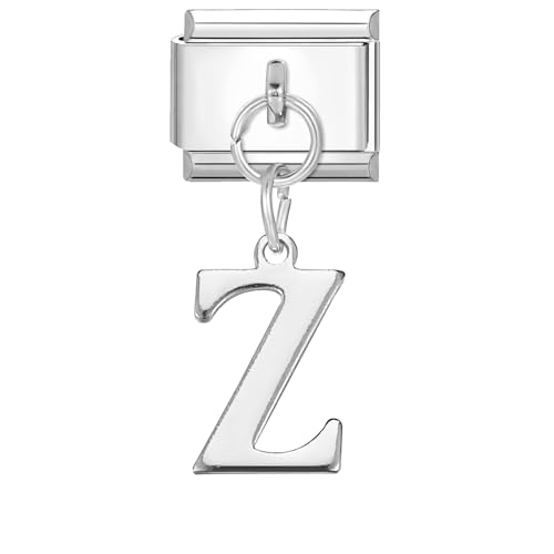 NIBESSER Italian Charm Bracelet Buchstaben A-Z Charms Anhänger DIY Abnehmbar Edelstahl Module für Italienische Armbänder, abnehmbare Module Armband Zubehör Geschenk NIBESSER Italian Charm Bracelet Buchstaben A-Z Charms Anhänger DIY Abnehmbar Edelstahl Module für Italienische Armbänder, abnehmbare Module Armband Zubehör Geschenk von NIBESSER