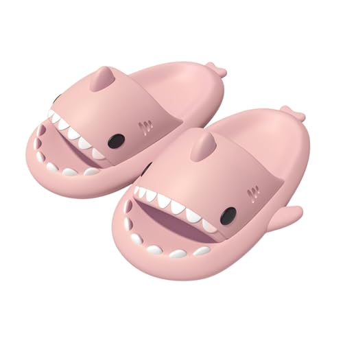 Shark Slides 2024 Niedliche Hai Hausschuhe für Damen Shark Slippers Herren Weich rutschfest Badelatchen für Damen Schlappy Schlappen Open Toe Slides von NIBESSER