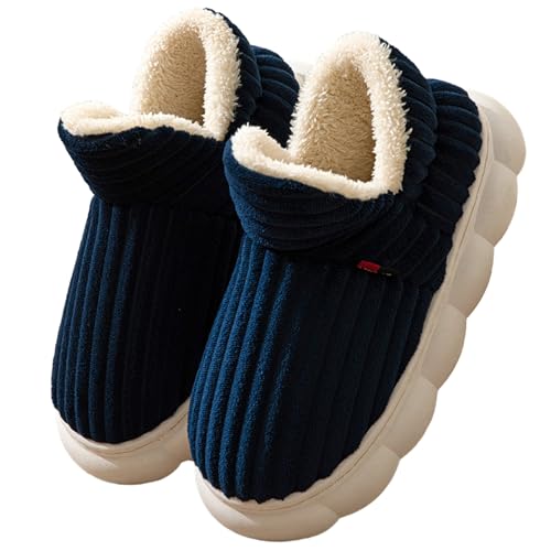 NIBESSER Sunmoine Cloud-Hausschuhe Damen Harmont Kuschelig Hausschuhe Warm Plüsch Geschlossen Pantoffeln Cozy Pillow Warm Fuzzy House Slippers Indoor Outdoor von NIBESSER