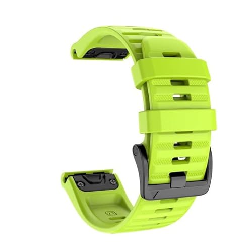 NIBYQ 26 mm 22 mm Schnellverschluss-Uhrenarmband für Garmin Fenix 6 6X Pro 5X 5 Plus 3 3HR Enduro D2 Delta, Silikon, Easyfit-Handgelenkschlaufe Correa, 26mm Fenix 5X 5XPlus, Achat von NIBYQ