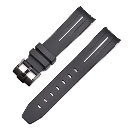 NIBYQ Gummi-Uhrenarmband für Rolex-Armband, 20 mm, 22 mm, 21 mm, Ersatz-Armbanduhr-Zubehör, 20 mm, Achat von NIBYQ