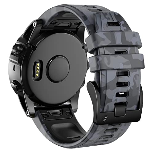 NIBYQ Sport-Silikon-Uhrenarmband für Garmin Fenix 7 7X 5 5X Plus 6 6X Pro 3 3HR MK1, 22, 26 mm, Uhrenarmband für Smartwatch, For 955 945 935, Achat von NIBYQ