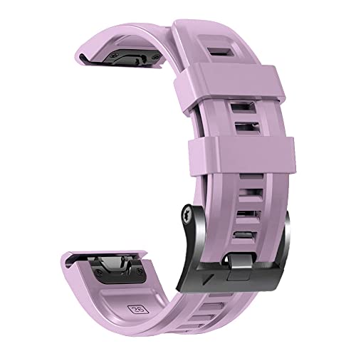 NIBYQ Uhrenarmband für Garmin Fenix Epix 7 7X, Schnellentriegelung, 22, 26 mm, Silikonband für Fenix 6X 6 Pro 5 5X Plus 3 3HR 945 MK2i Uhrenarmband, 26 mm, Achat von NIBYQ