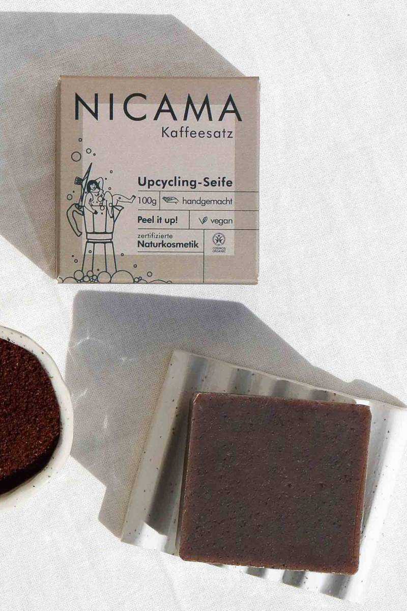 Upcyclingseife Kaffeesatz von NICAMA