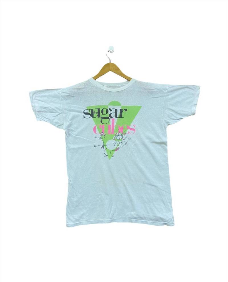 Vintage 80Er 1988 The Sugarcubes Life Es Too Good Album Tour Singles Isländisch Alternative Rock Björk Post Punk Icon Britpop Promo T-Shirts von NICCOTEEN