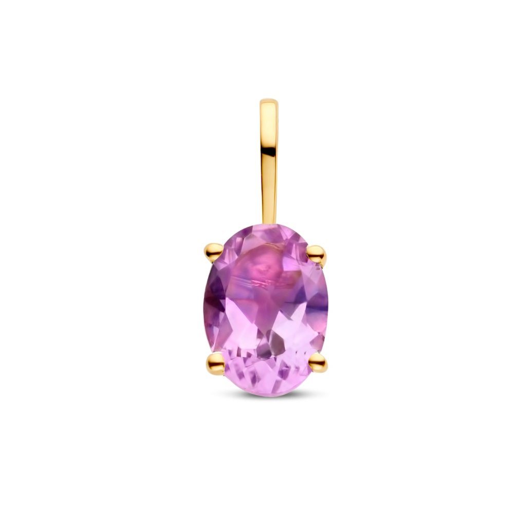 NICEANDnoble Kettenanhänger 585er Gelbgold Kettenanhänger Amethyst 1,00 ct NICEANDnoble Kettenanhänger 585er Gelbgold Kettenanhänger Amethyst 1,00 ct von NICEANDnoble
