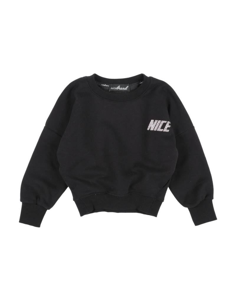 NICEBRAND Sweatshirt Kinder Schwarz von NICEBRAND