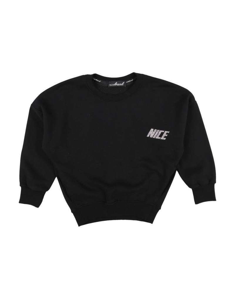 NICEBRAND Sweatshirt Kinder Schwarz von NICEBRAND