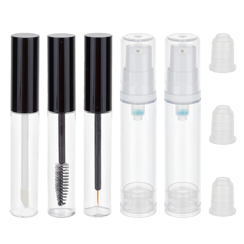 NICENEEDED 10 Ml Leere Mascara Tube Und Stab Mit Eyeliner Tube Wimpern Lipgloss Tube Klarer Vakuum Cremelotion Flaschenbehälter von NICENEEDED