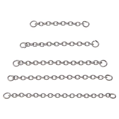 NICENEEDED 5 Stück Nasenringe Kette Splitter Nasenstecker Nasenkette Nasenpiercing Schmuck Nasenring Ohrstecker Über Der Nase Quaste Kette Nasenschmuck Für Frauen Und Männer von NICENEEDED