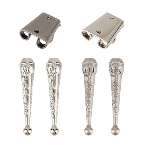 NICENEEDED Bolo-Krawatten-Set, Ersatz-Endkappen, Teile, Schnalle, Schiebeverschluss, Zubehör für Verschlüsse, glatte Oberfläche, Schmuckstücke, 6 Stück NICENEEDED Bolo-Krawatten-Set, Ersatz-Endkappen, Teile, Schnalle, Schiebeverschluss, Zubehör für Verschlüsse, glatte Oberfläche, Schmuckstücke, 6 Stück von NICENEEDED