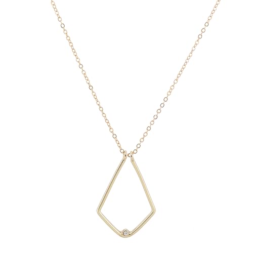 NICENEEDED Gold-Statement-Ringhalter-Halskette, Braut-Ehering-Halter-Halsketten, Geometrischer Verlobungsringhalter-Anhänger Aus Edelstahl Für Frauen Und Mädchen von NICENEEDED