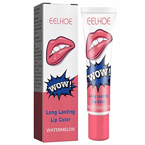 Peel Off Lipgloss Peel Off Lip Stain, wasserfester Antihaft-Cup-Lippenstift-Lipgloss, langlebiger Lippenfleck für Frauen und Mädchen von NICERAM