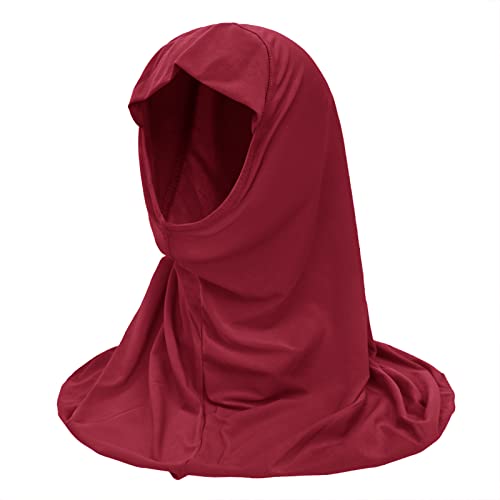 NICEYEA Mädchen Muslimischer Hijab Schal Halstücher Kopftuch Arabien Islamisch Kopfkappe Kopfbedeckung Kopftuch Haartuch Abaya Dubai Muslim Halshut für Alter 7-12 Jahre von NICEYEA