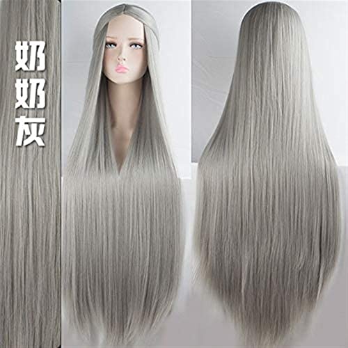 NICHANGHUA 100 cm Lange Perücken Klassische Hochtemperaturfaser -Synthetik -Perücken Kostüm Cosplay Perücken Cosplay Gesichtshaarparty 20 Farb Cosplay 11 NICHANGHUA 100 cm Lange Perücken Klassische Hochtemperaturfaser -Synthetik -Perücken Kostüm Cosplay Perücken Cosplay Gesichtshaarparty 20 Farb Cosplay 11 von NICHANGHUA