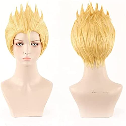 NICHANGHUA 50 cm schulterlanges Blondes lockiges Haar Hitzefrei Perückenkappe Party Männer Frauen Perücke for Cosplay Perücke Manjiro Sano Cosplay Perücke mit kostenloser Perückenkappe enthalten NICHANGHUA 50 cm schulterlanges Blondes lockiges Haar Hitzefrei Perückenkappe Party Männer Frauen Perücke for Cosplay Perücke Manjiro Sano Cosplay Perücke mit kostenloser Perückenkappe enthalten von NICHANGHUA
