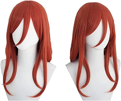 NICHANGHUA 80 cm/31,50 Zoll lang gerade weinrot Anime Cosplay Perücke Nakano Frauen Mädchen Party Perücken mit gratis Kappe (Nakano) von NICHANGHUA