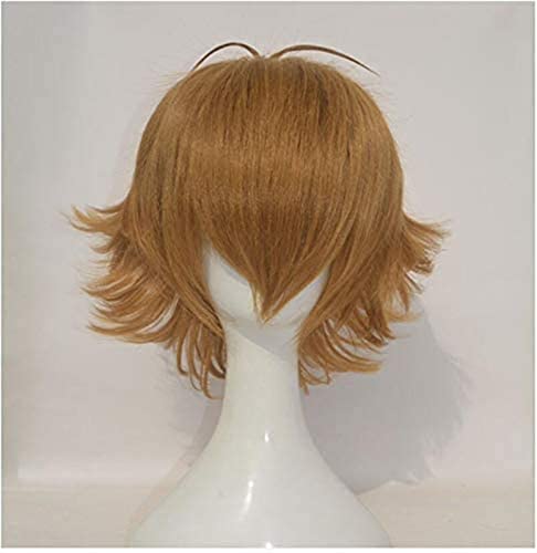 NICHANGHUA Anime Voltron: Legendärer Verteidiger Pidge Cosplay Perücke kurz Hellbraun hitzebeständiges Synthetisches Haarperücken + Perückenkappe (Farbe : Light Brown) von NICHANGHUA