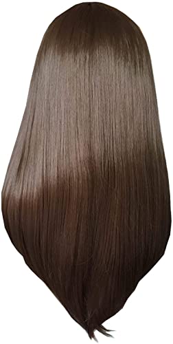 NICHANGHUA Frauen Cosplay Perücke mittelwellig synthetische Faserkostüm Haare 19 Zoll (Farbe : Medium Brown) von NICHANGHUA