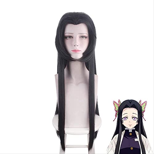 NICHANGHUA Kochou kanae Cosplay Wig Anime Dämon Slayer Kimetsu no Yaiba Halloween Kostüme Synthetische Haarperücke von NICHANGHUA