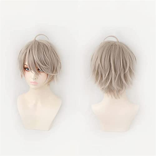 NICHANGHUA Long Black Gardient Red for VTuber Hoive Vox Akuma Cosplay Wig Hair Synthetic Hair Heat Resistant Unisex Adult Free Wig Cap (Farbe : Kaida Haru) von NICHANGHUA