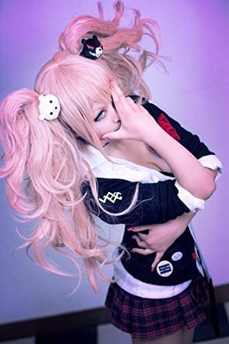 NICHANGHUA Mioda Ibuki Perücken Cosplay Anime Perücke for Frauen Lange Schwarze gerade Perücke for Halloween -Karneval (Farbe : Junko Enoshima) von NICHANGHUA