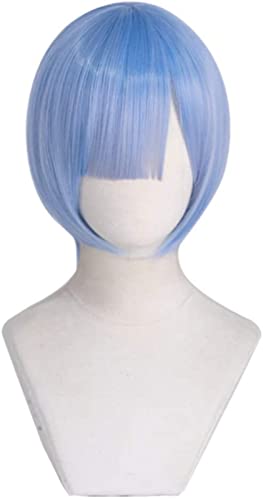 NICHANGHUA Re: Leben in Einer Anderen Welt als Zero Cosplay Ram/Rem Perücke for Frauen Hot Anime Cosplay Perücke One Size Rem (Farbe : Rem) von NICHANGHUA