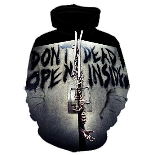 The Walking Dead Kapuzenpullover mit 3D-Druck, bunt, langärmlig, Sweatshirt M-XXL Gr. M, 8 von NICHIYO