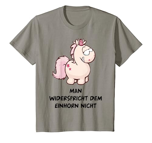 Kinder Kinder T-Shirt Einhorn "Man Widerspricht dem Einhorn nicht" von NICI