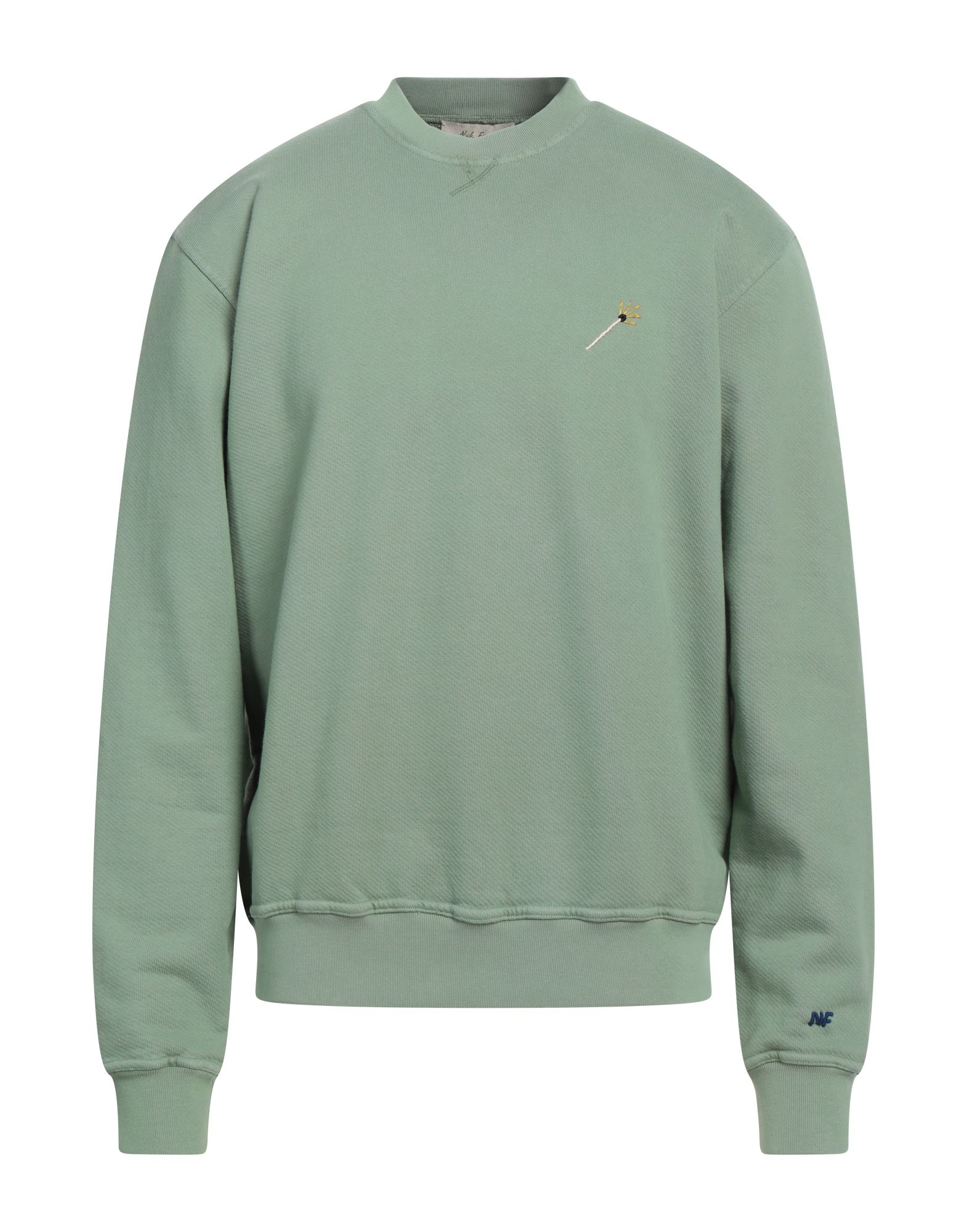 NICK FOUQUET Sweatshirt Herren Salbeigrün von NICK FOUQUET